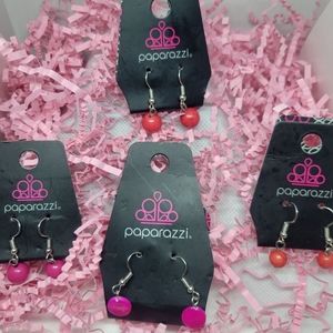 Passion pink ,red and sliver paparazzi sets